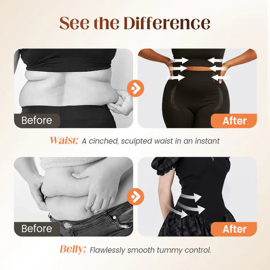 High-Waisted Butt-Lifting Shaping Shorts