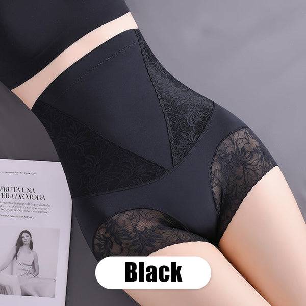 Women's High-Stretch Lace Breathable Belly Cinching. Buttock Lifting And Shaping Pants
