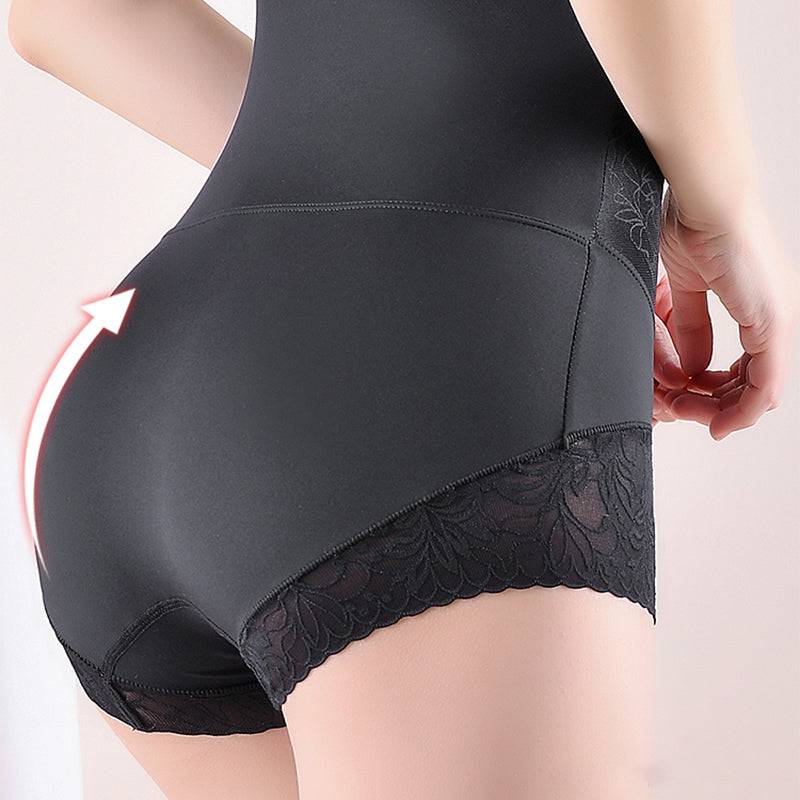Women's High-Stretch Lace Breathable Belly Cinching. Buttock Lifting And Shaping Pants