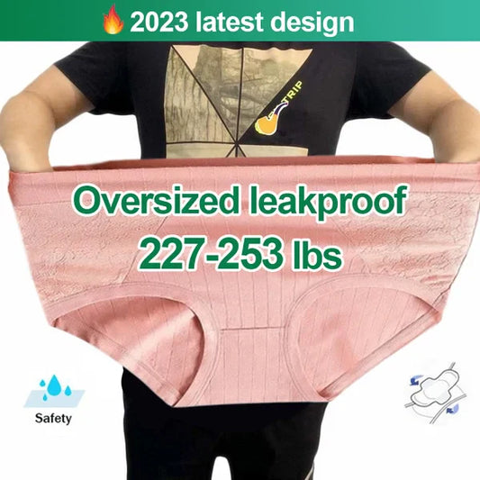 Women's Plus Size High-Waist Period Underwear