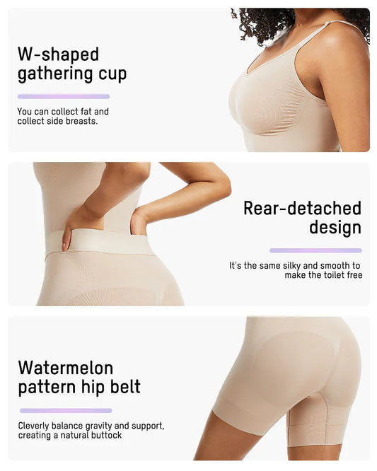 All-In-One Sculpting Bodysuit With Easy-Off Design