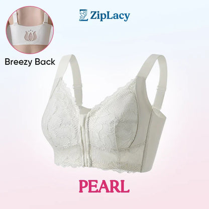 Ultra Soft Front Zip Wireless Lifting Bra