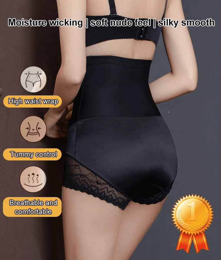 High-Waisted Tummy-Lifting Pants. Seamless Shaping Underwear
