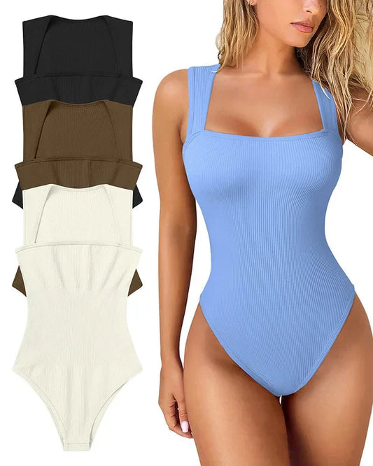 Sleeveless Tank Tops Bodysuits
