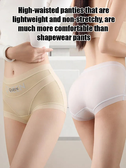 Pear-Shaped Body Savior Ice Silk High-Waisted Shaping Panties