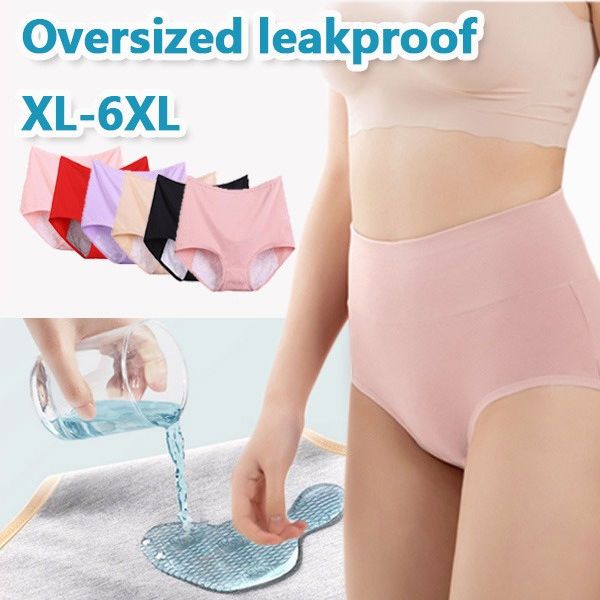 Women's Plus Size High-Waist Period Underwear