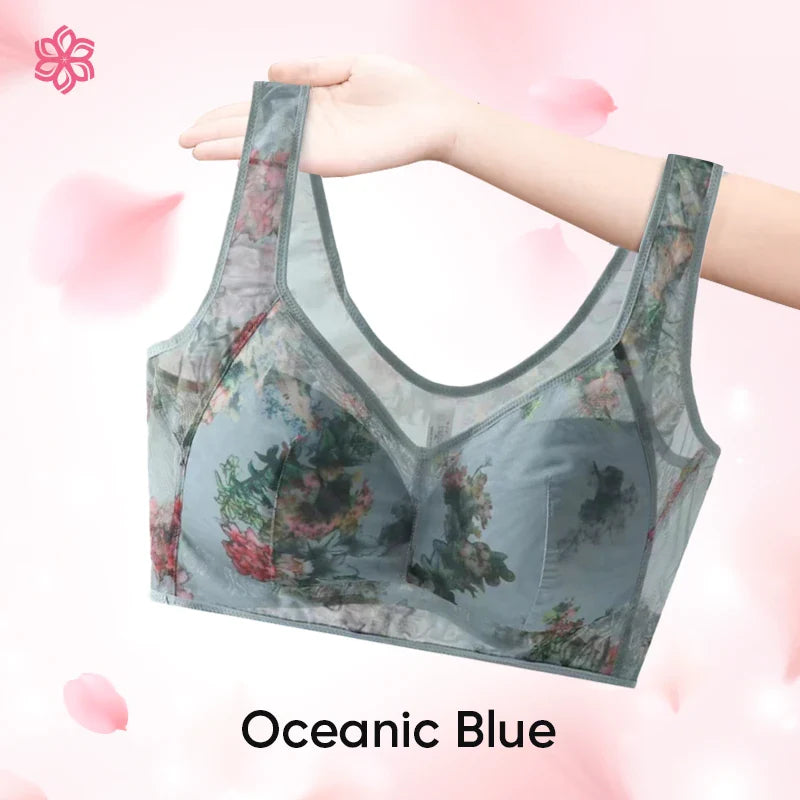 Ice Silk Lace Everyday Cooling Comfort Bra