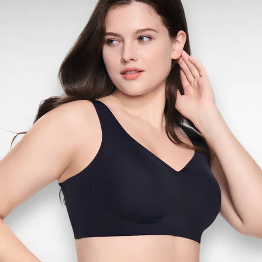 Plus Size Wireless Bra -Seamless Full Coverage T-Shirt Bra
