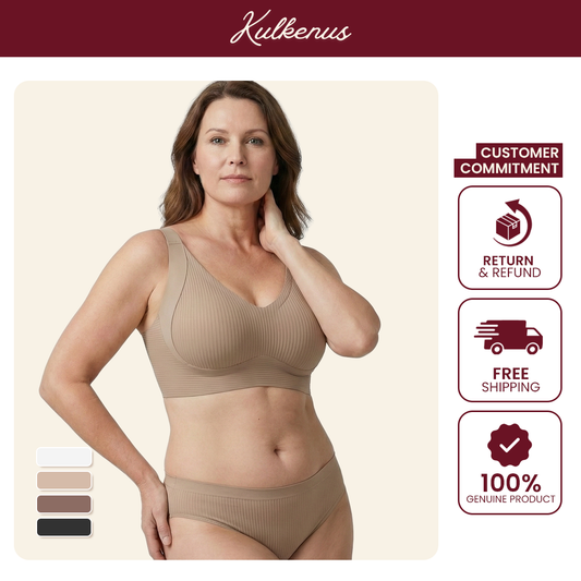 Women's Wireless Full-Cup Lace Bra
