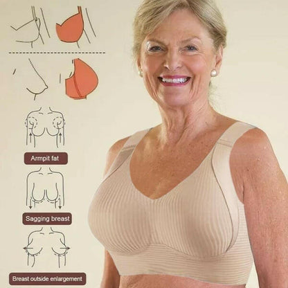 Women's Wireless Full-Cup Lace Bra
