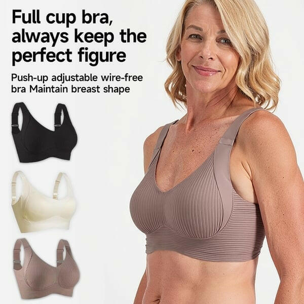 Women's Wireless Full-Cup Lace Bra