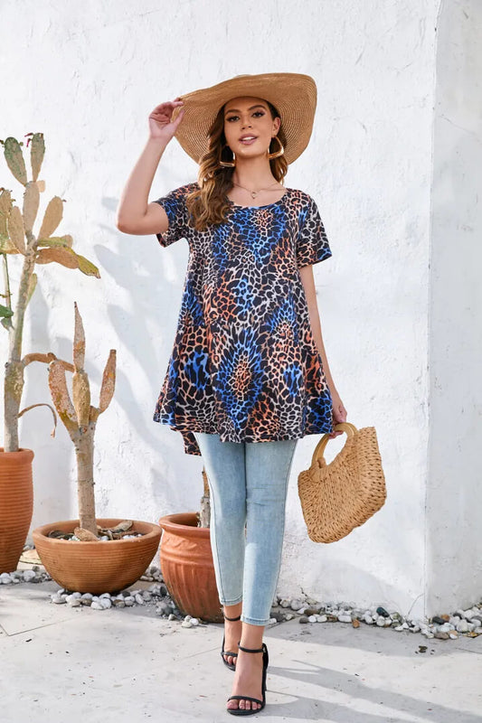 Casual Plus Size Summer Blouse for Women
