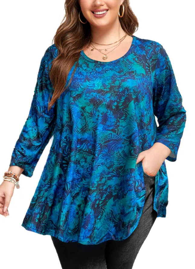 Lightweight 3/4 Sleeve Tunic
