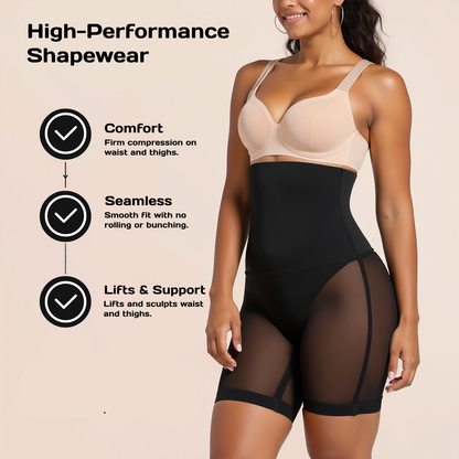 【⏰25.99 Mega Sale-All⏰】VeltroEase MeshSmooth Shapewear Shorts